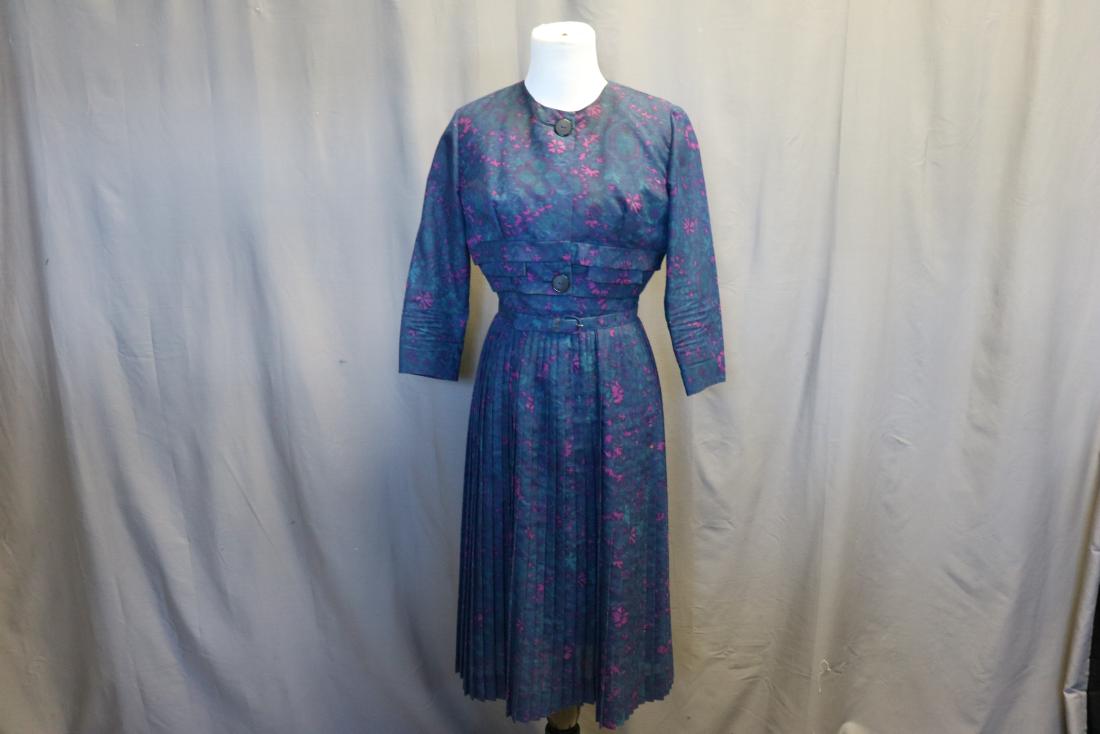 1960 Pleated Dress and Bolero Jacket by Dauphine (1 of 9)