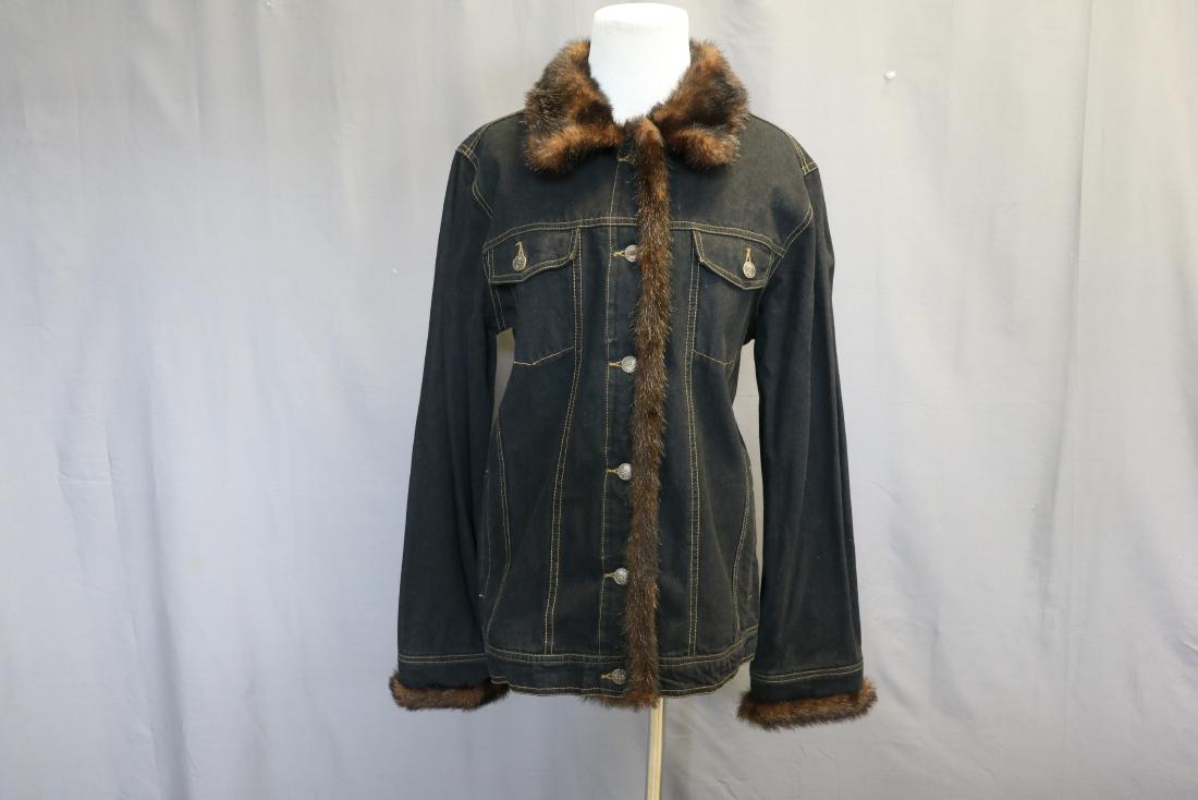 dennis basso denim jacket
