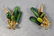 Vintage 1960's Floral Brooch & Earring Set Signed ART© - 3
