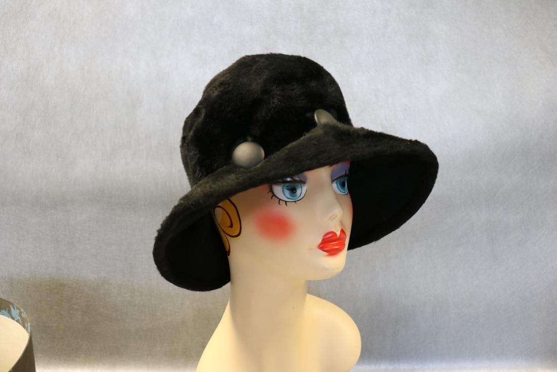 1960's Plush Faux Fur Floppy Hat by Empress, Western (1 of 5)