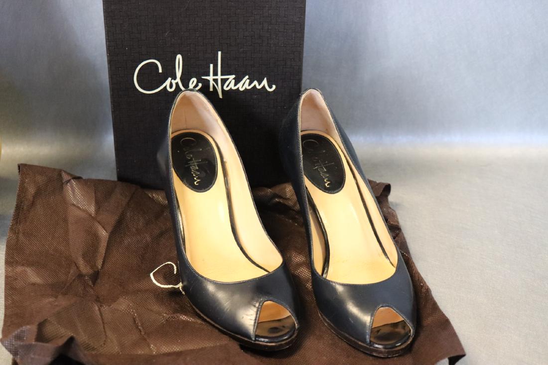 Cole Haan Peek Toe Pumps, Black (1 of 6)