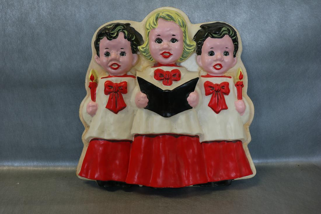 Vintage Christmas Choir Children Light-Up Display (1 of 4)