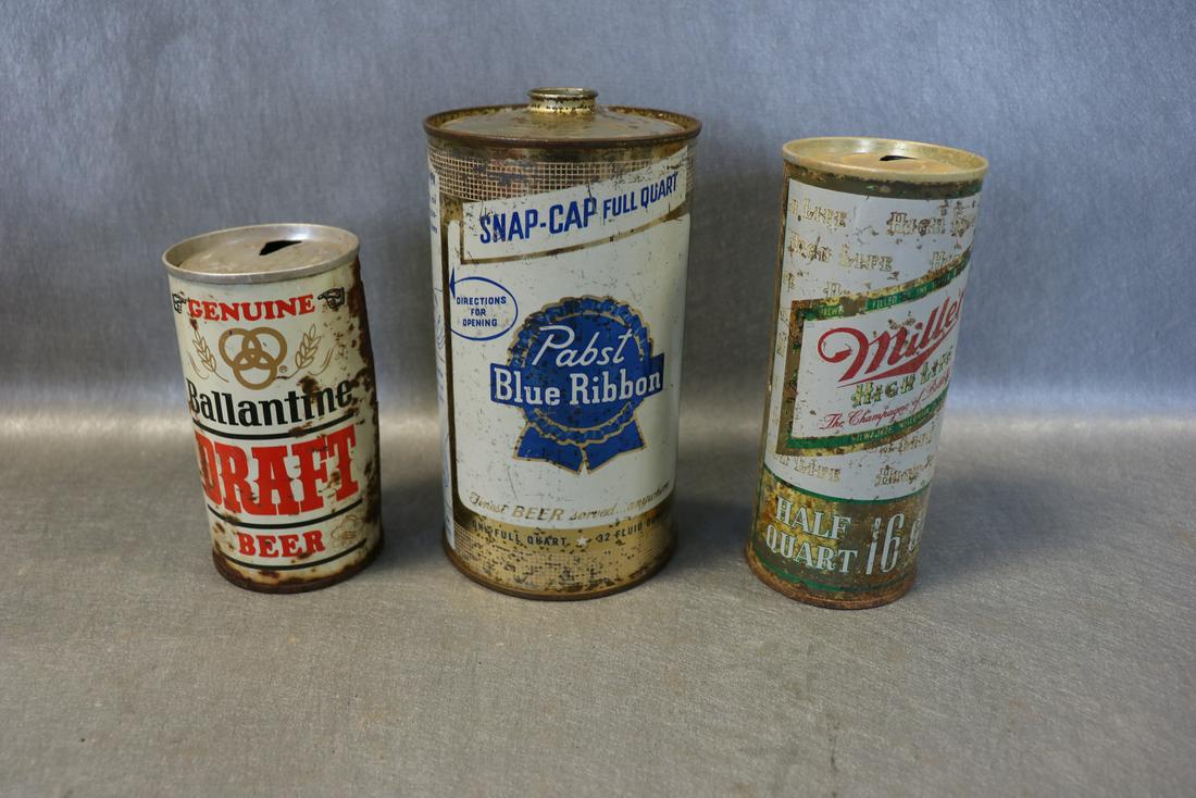 Lot of 3 Vintage Beer Cans (1 of 5)