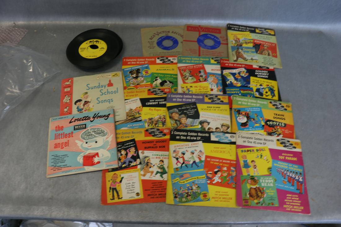 Lot of Children's 45 Records (1 of 7)