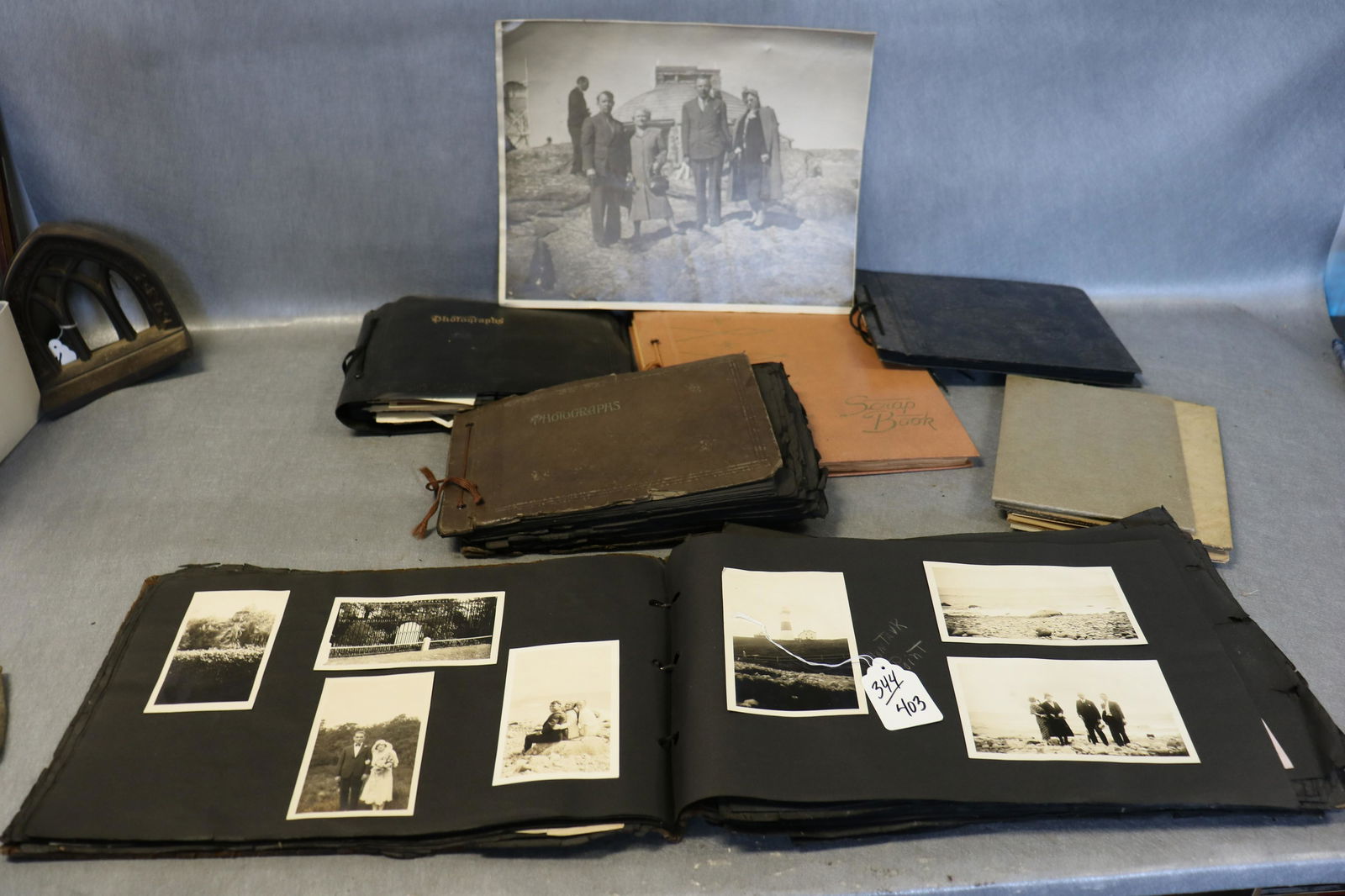 Large Lot Photograph Albums, Post Cards, Scrap Books (1 of 15)