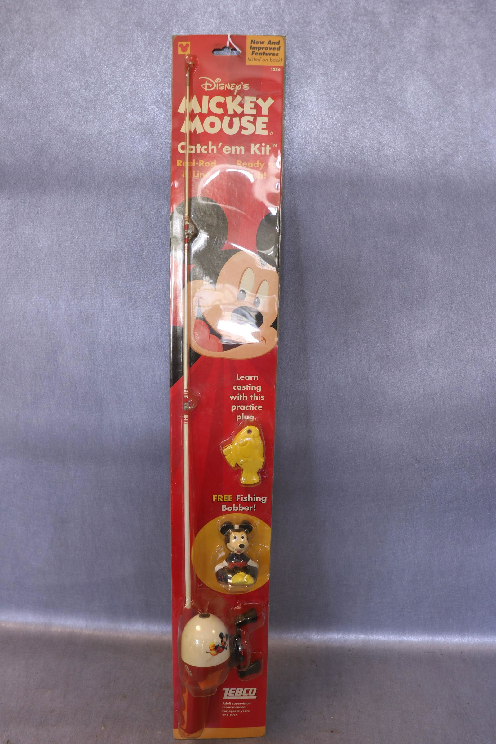 mickey mouse fishing pole