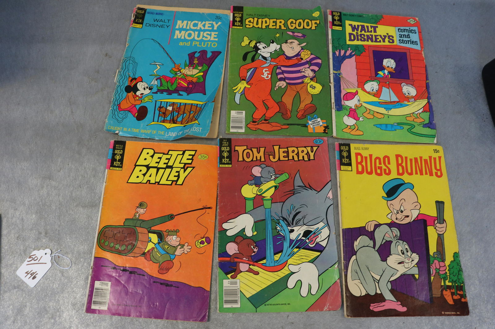 Lot of 6 Gold Key Comic Books (1 of 3)