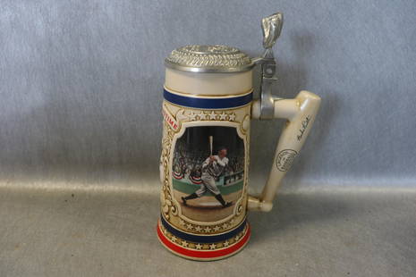 Babe Ruth 1993 Collector Beer Stein: Comes with certification of authenticity approx. 9 inches tall and 6 inches wide great condition