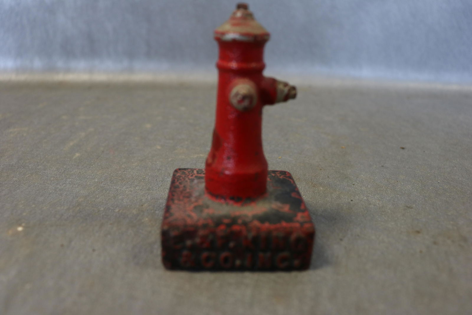 Antique cast iron advertising paper weight (1 of 4)