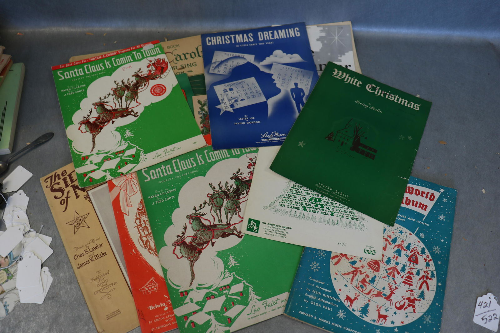 Lot of Vintage Sheet Music Christmas (1 of 4)