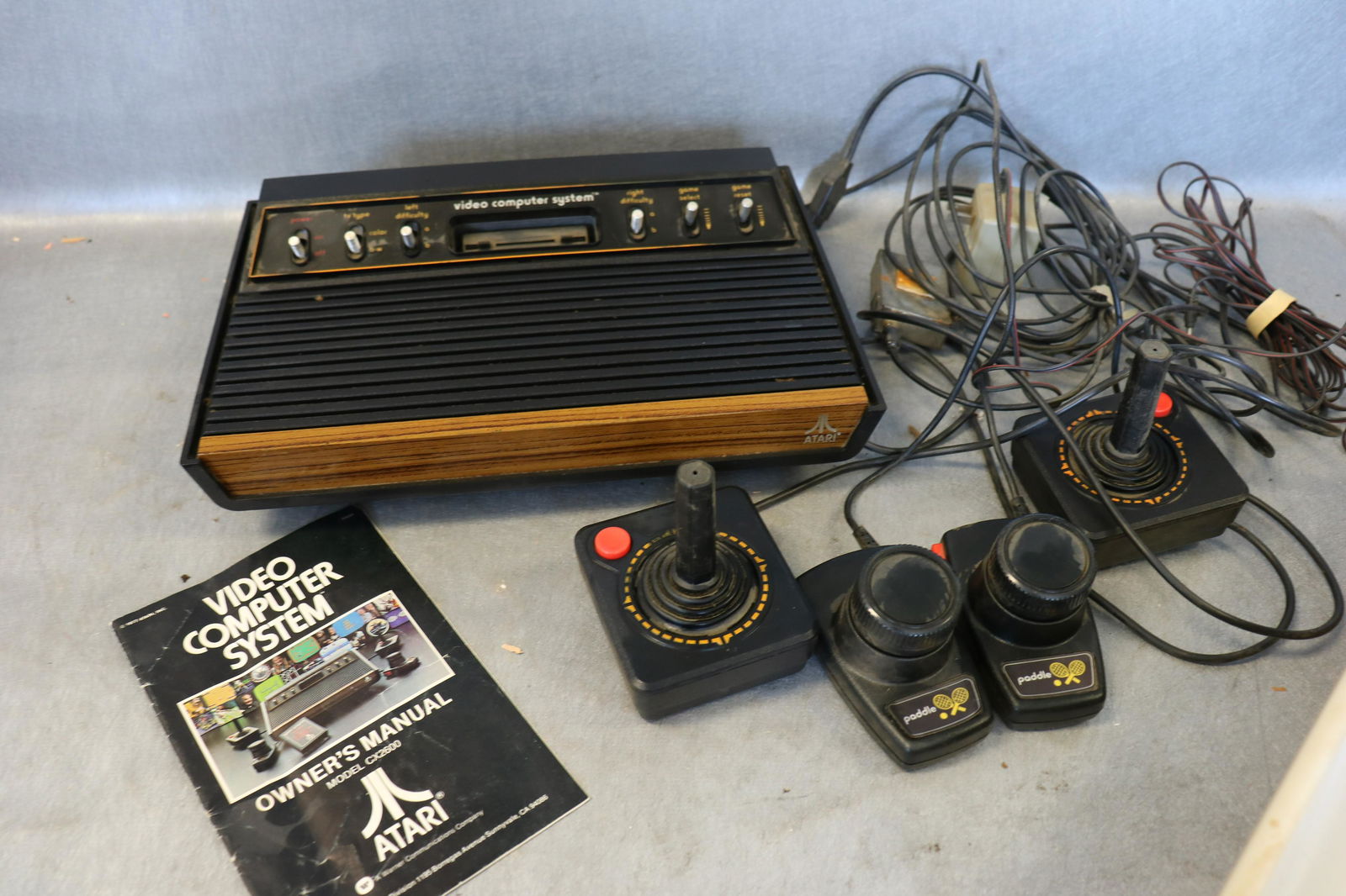 Atari Game System Complete w/ Instruction Book (1 of 5)