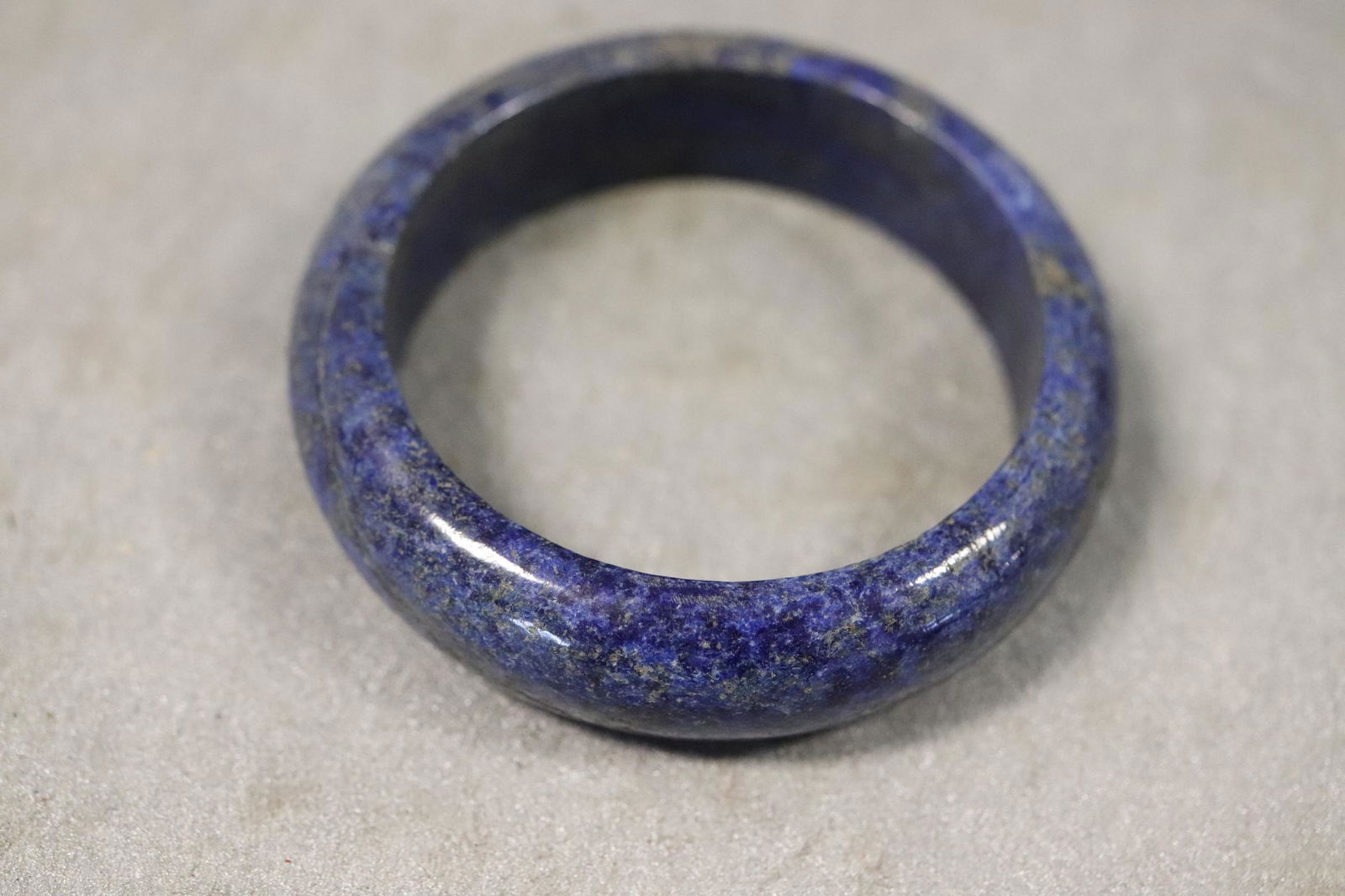 Vintage Blue Lapis Bangle Bracelet (1 of 3)