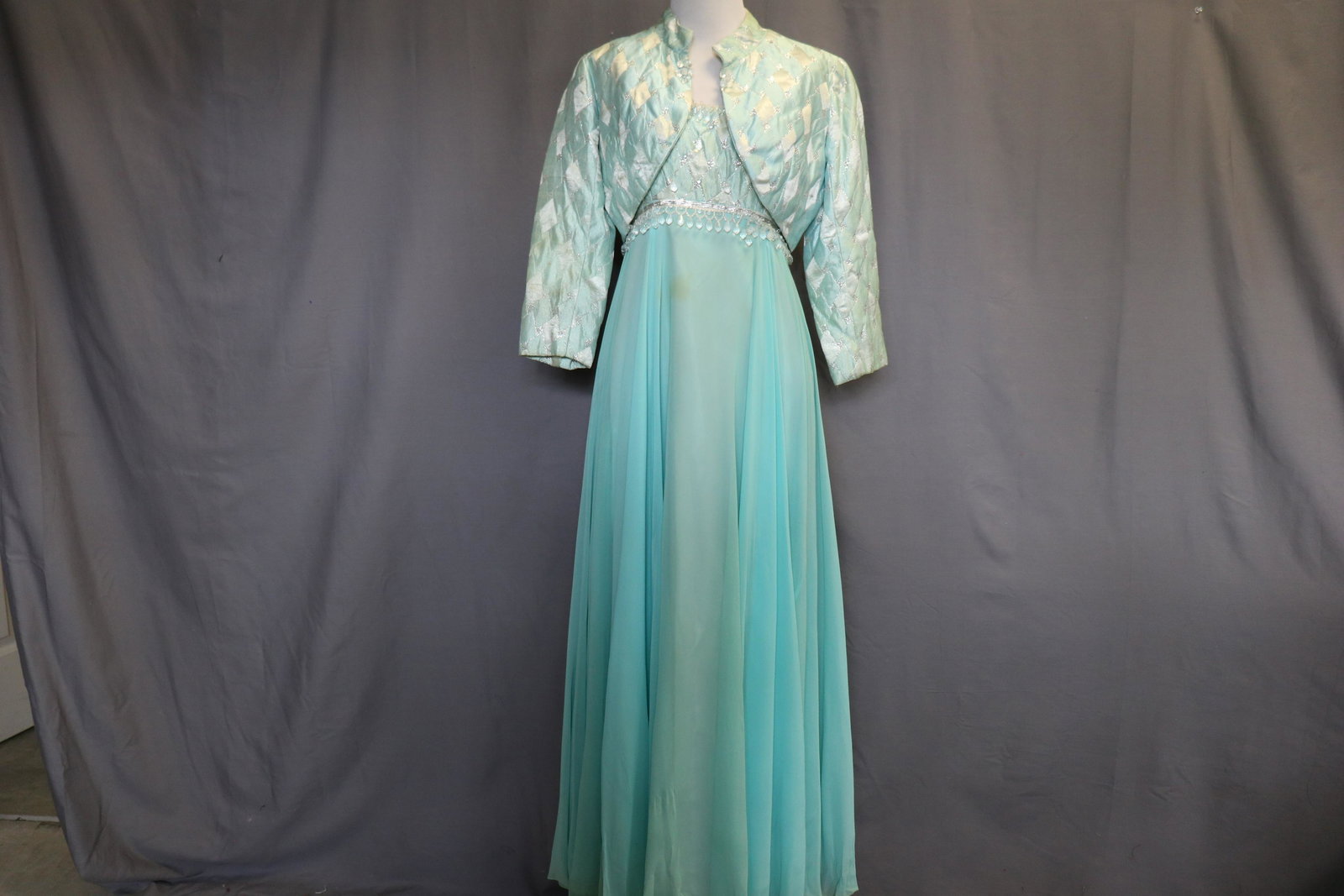 1960's Nan Duskin Evening Gown With Bolero (1 of 11)