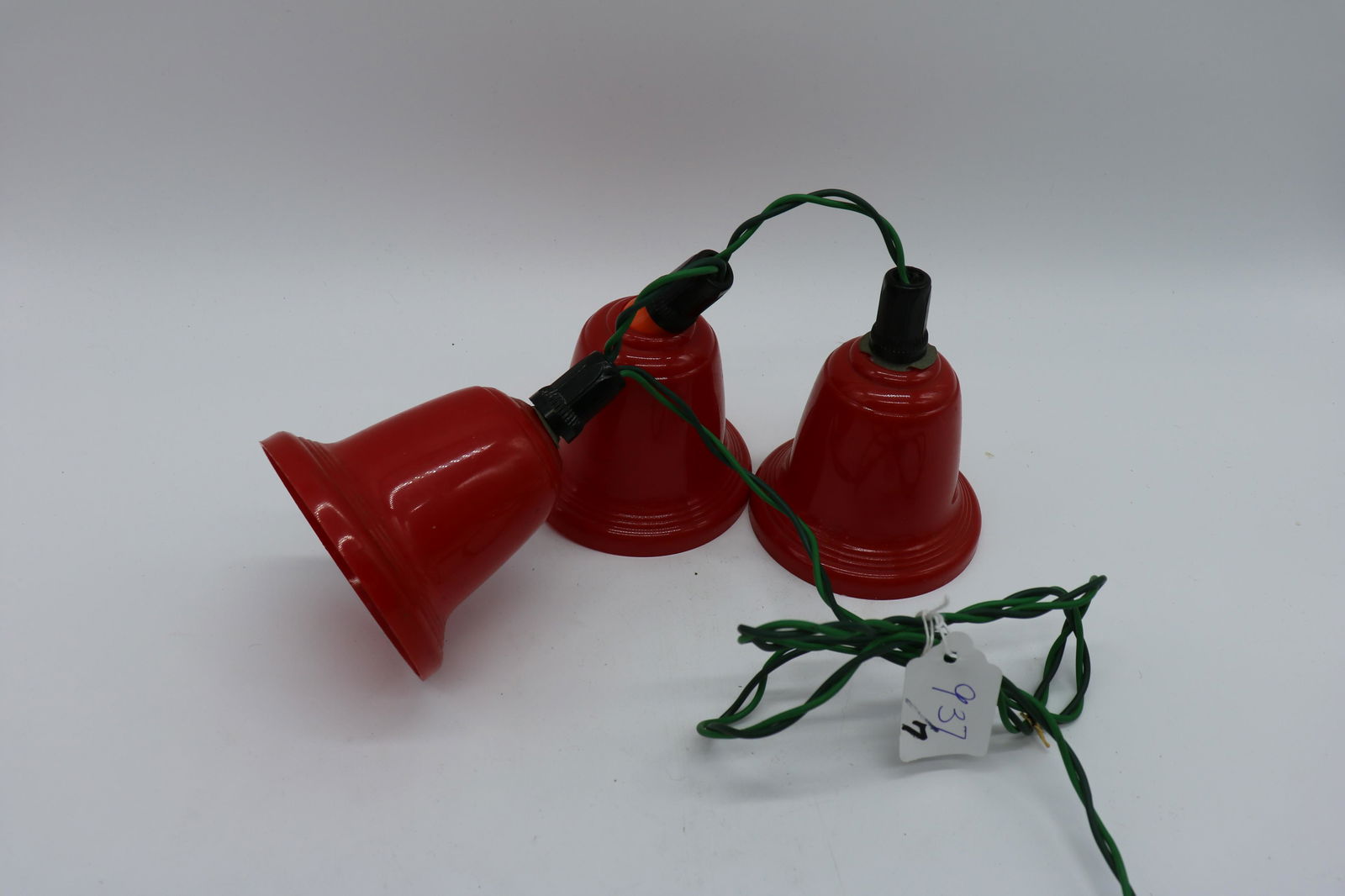 1950's Red Christmas Bell Lights (1 of 2)