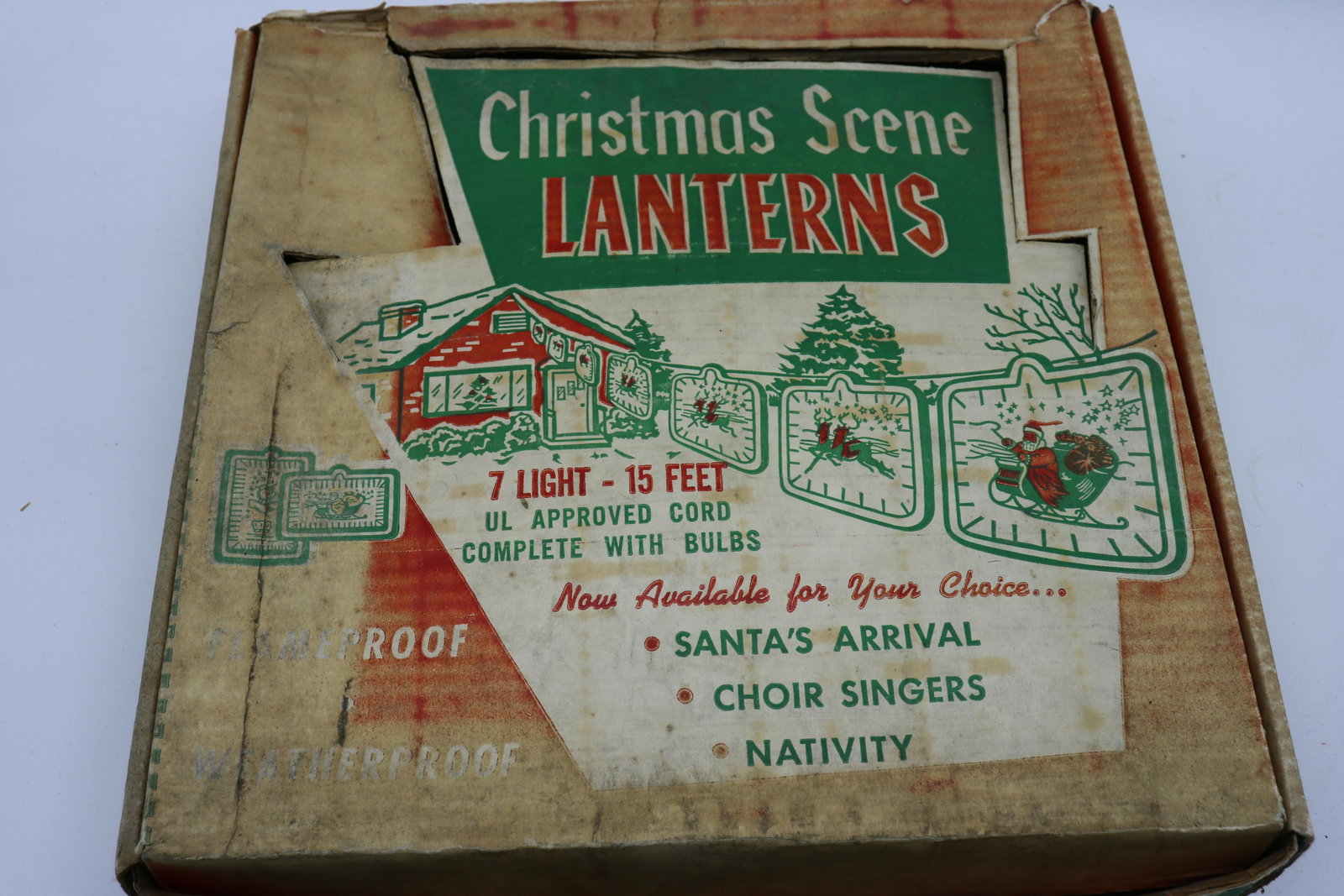 Vintage Christmas Nativity Scene 7 Designs Lanterns (1 of 9)