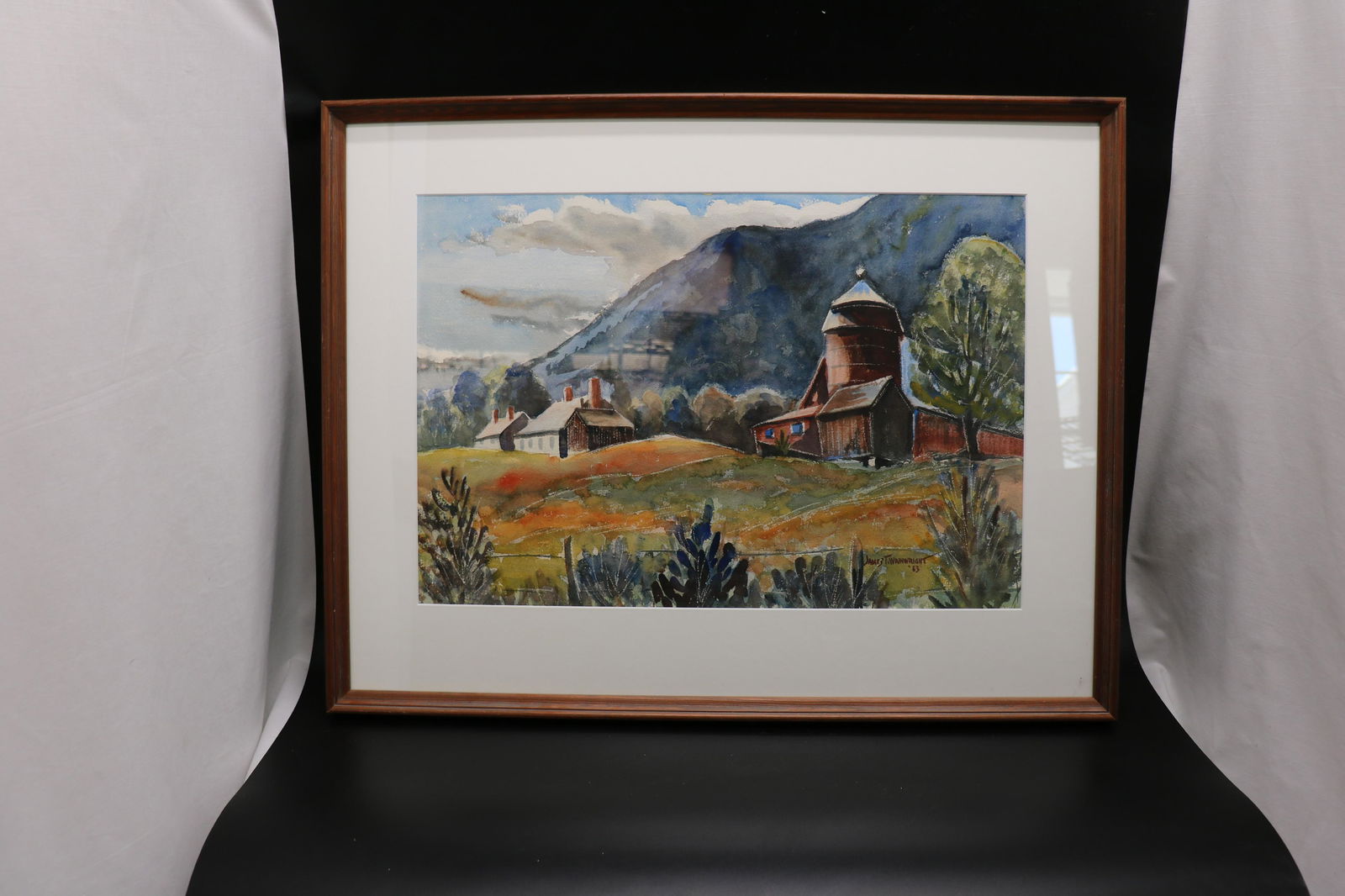 James T. Wainwright Watercolor, 1963 (1 of 5)