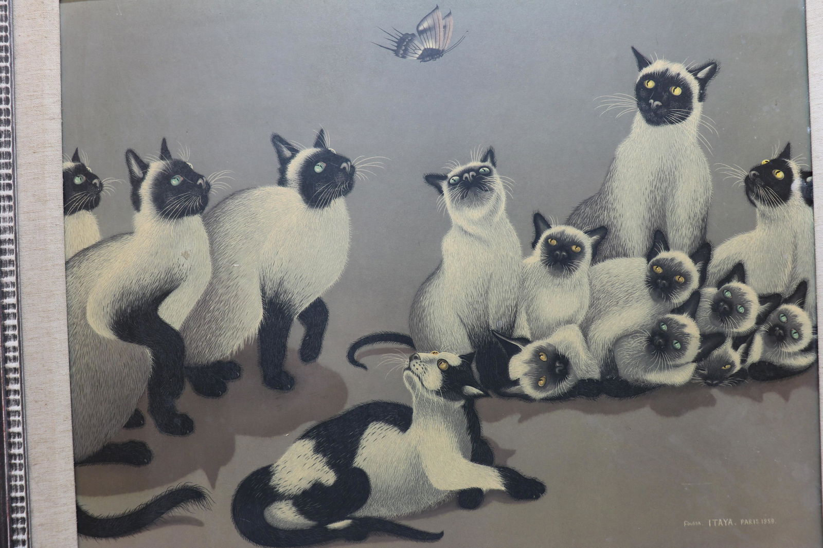 Mid-Century 1959 Foussa Itaya Paris, "The Intruder" (1 of 7)