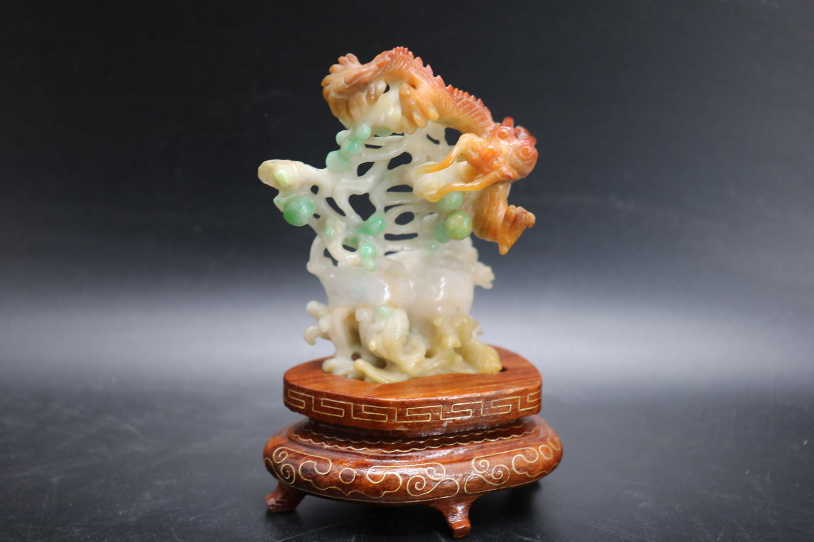 Carved Jade Dragon, Peoples Republic of China (1 of 9)