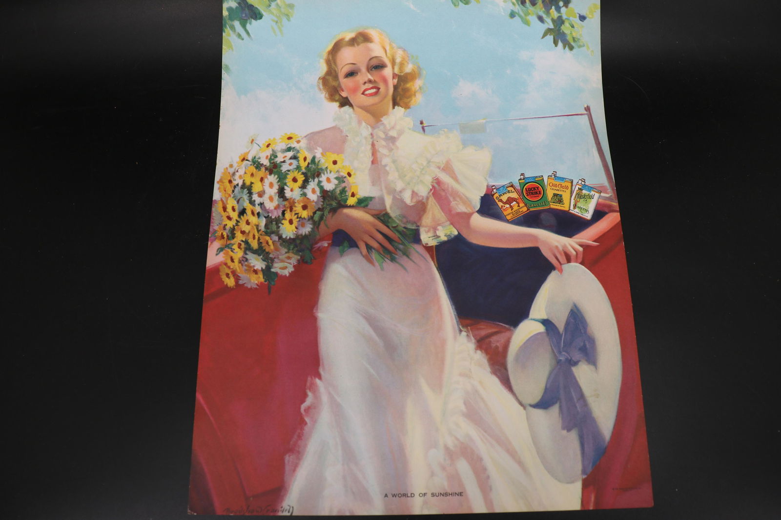 Vintage Bradshaw Crandell Advertising Poster, (1 of 5)