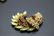 Vintage Copper Color & Clear Rhinestone Brooch & - 6