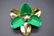 Lot of 2 Vintage Enamel Flower Brooches, 3-D - 4