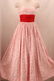 Vintage 1950's Strappy Embroidered Pink Cotton