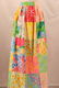 Vintage 1960's Cotton Patchwork Full Length Skirt