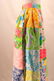 Vintage 1960's Cotton Patchwork Full Length Skirt - 3