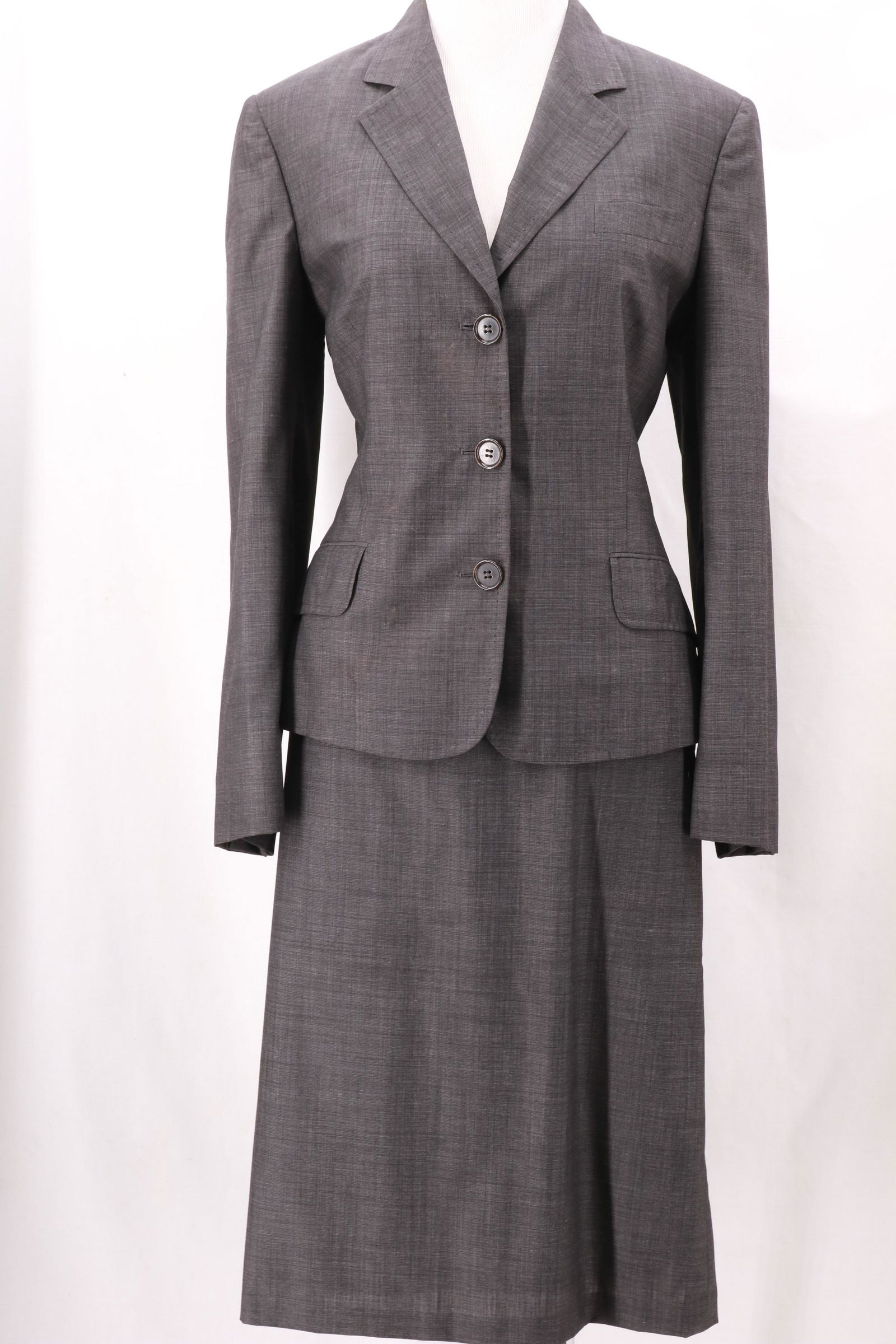 Vintage CIRO PAONE for KITON Wool 2-Piece Skirt Suit (1 of 14)