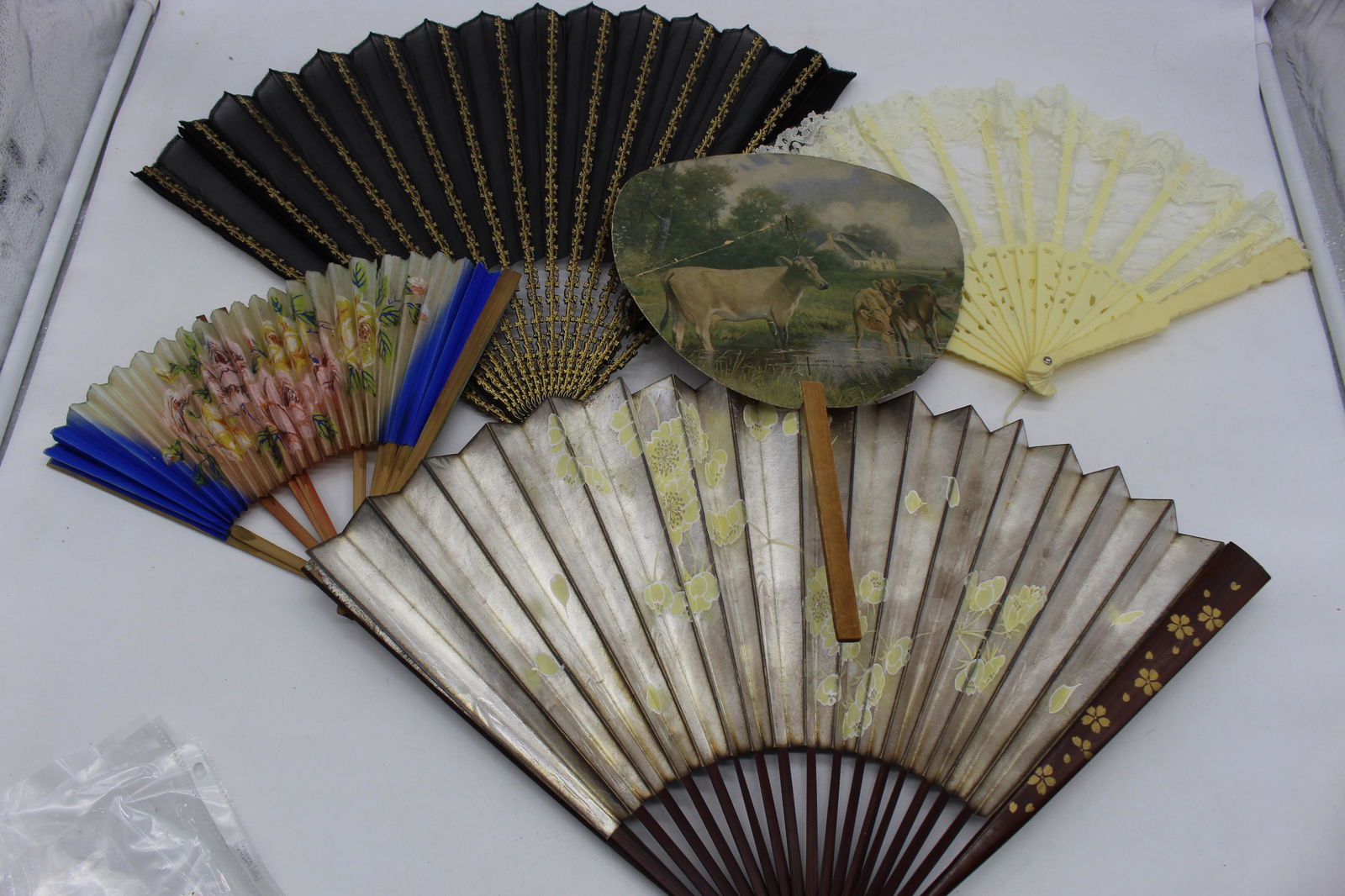 vintage hand fans