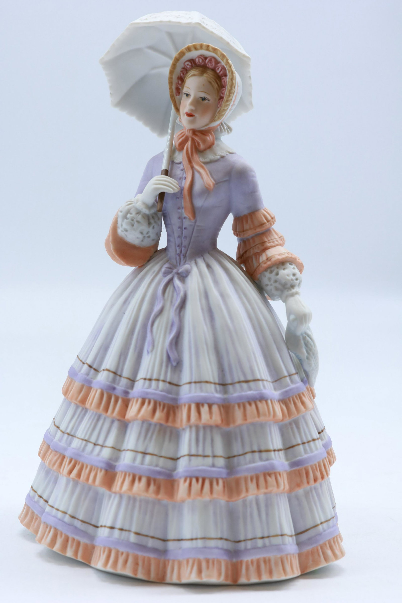 Lenox Figurine Springtime Promenade Fine Porcelain: This lovely was made in Taiwan and stands just about 9" tall. Perfect condition