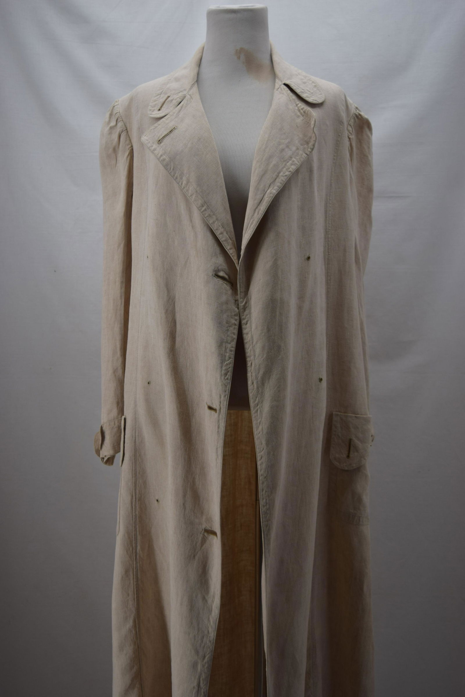 ジャケット・アウター 1900s~1910s Linen Duster Coat 1910s Mens Linen Duster | Fashion Conservatory
