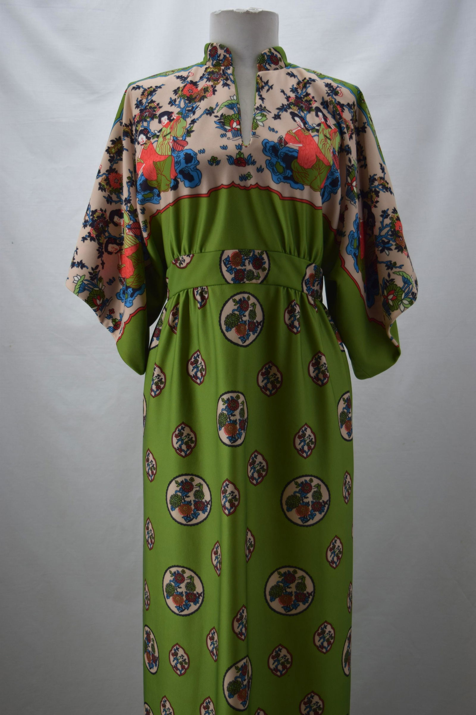 1970'S KIMONO STYLE DRESS BY LESLIE FAY (1 of 10)