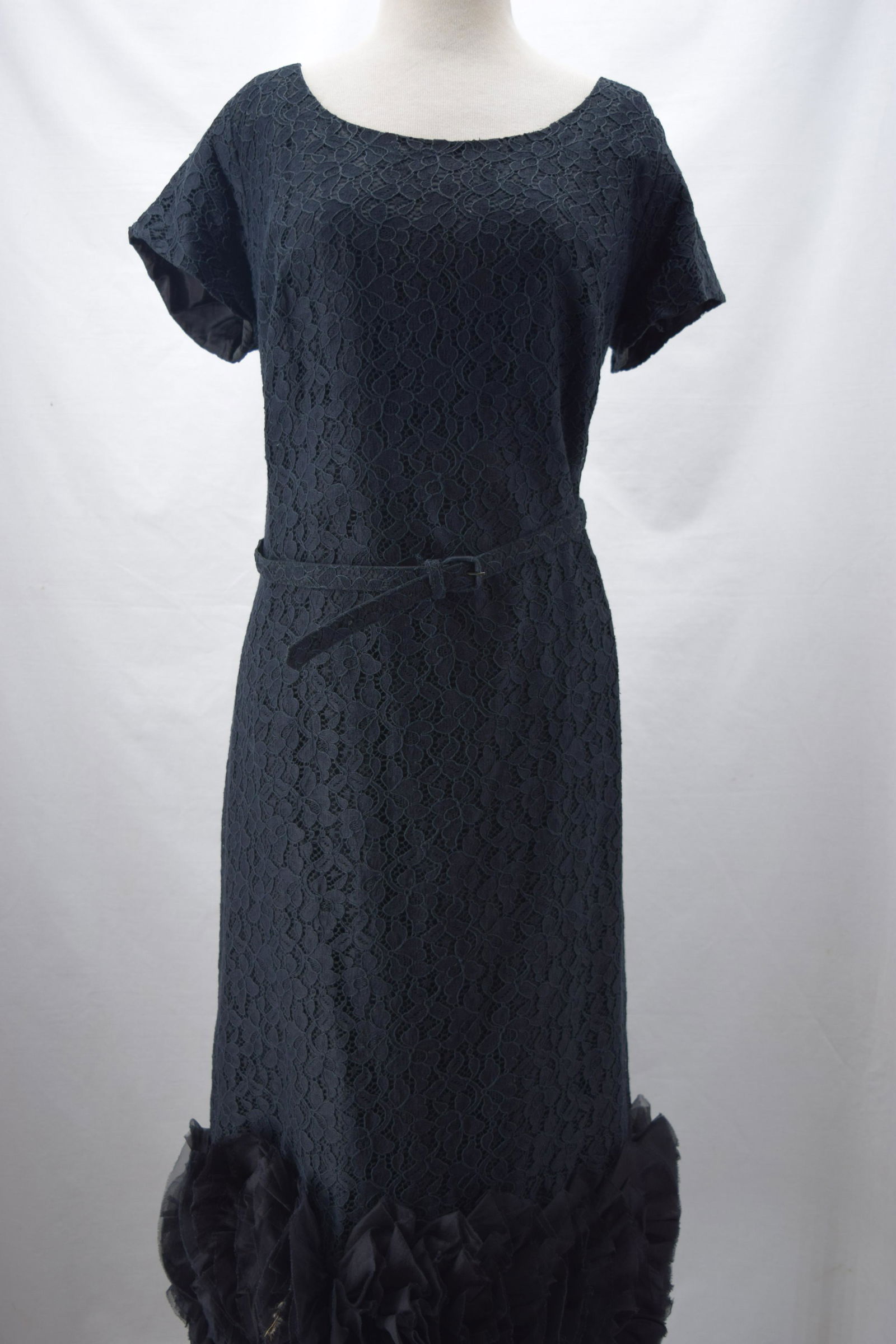 Vintage 1960's Black Lace Cocktail Dress by Junior (1 of 11)