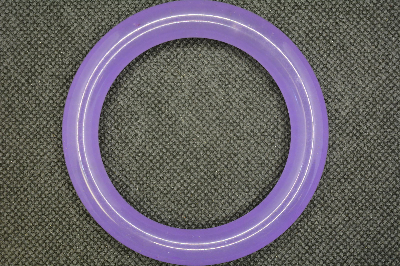 Iridescent Lavender Jade Bangle Bracelet (1 of 2)