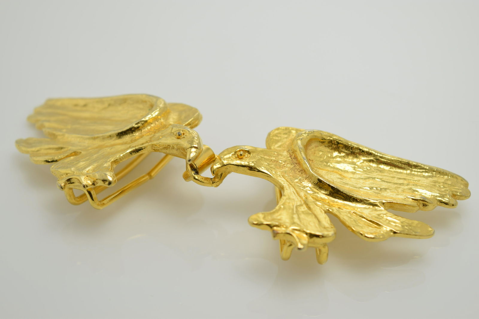 Vintage 1973 MIMI di N, Double Eagle Belt Buckle (1 of 6)