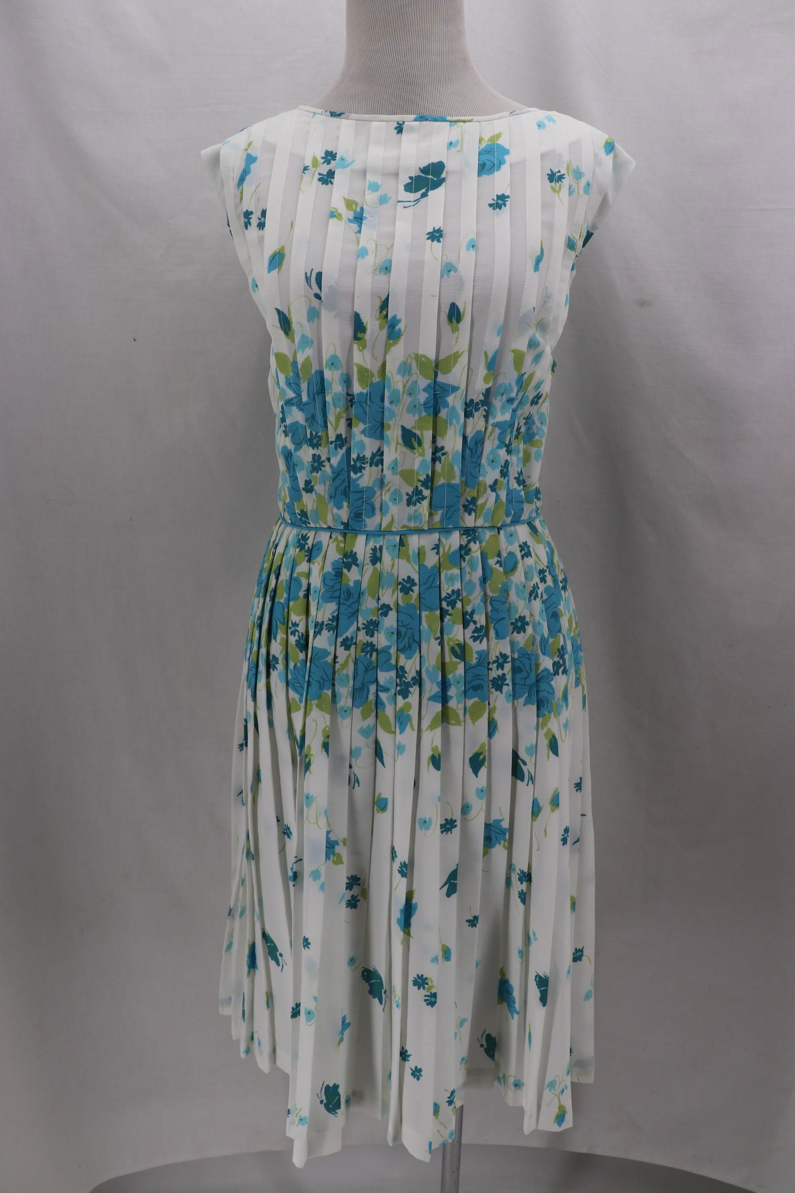 Vintage 1960's R&K ORINGINAL Pleated Floral Summer (1 of 5)
