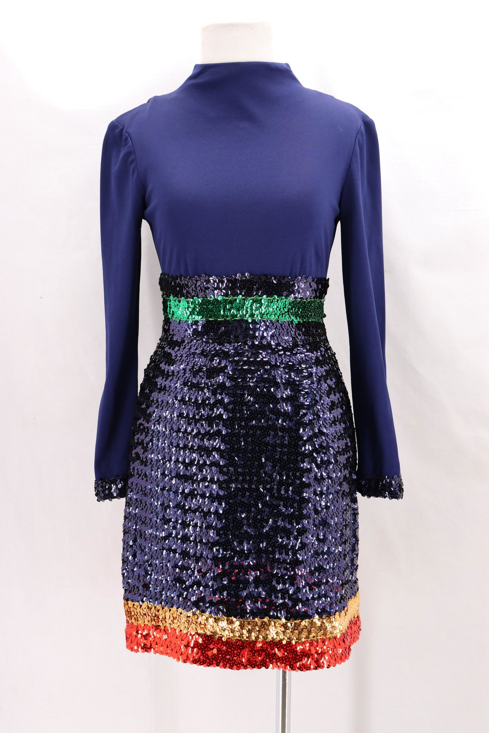 Vintage 1960's NEIMAN MARCUS, Sequin Mini Dress (1 of 8)