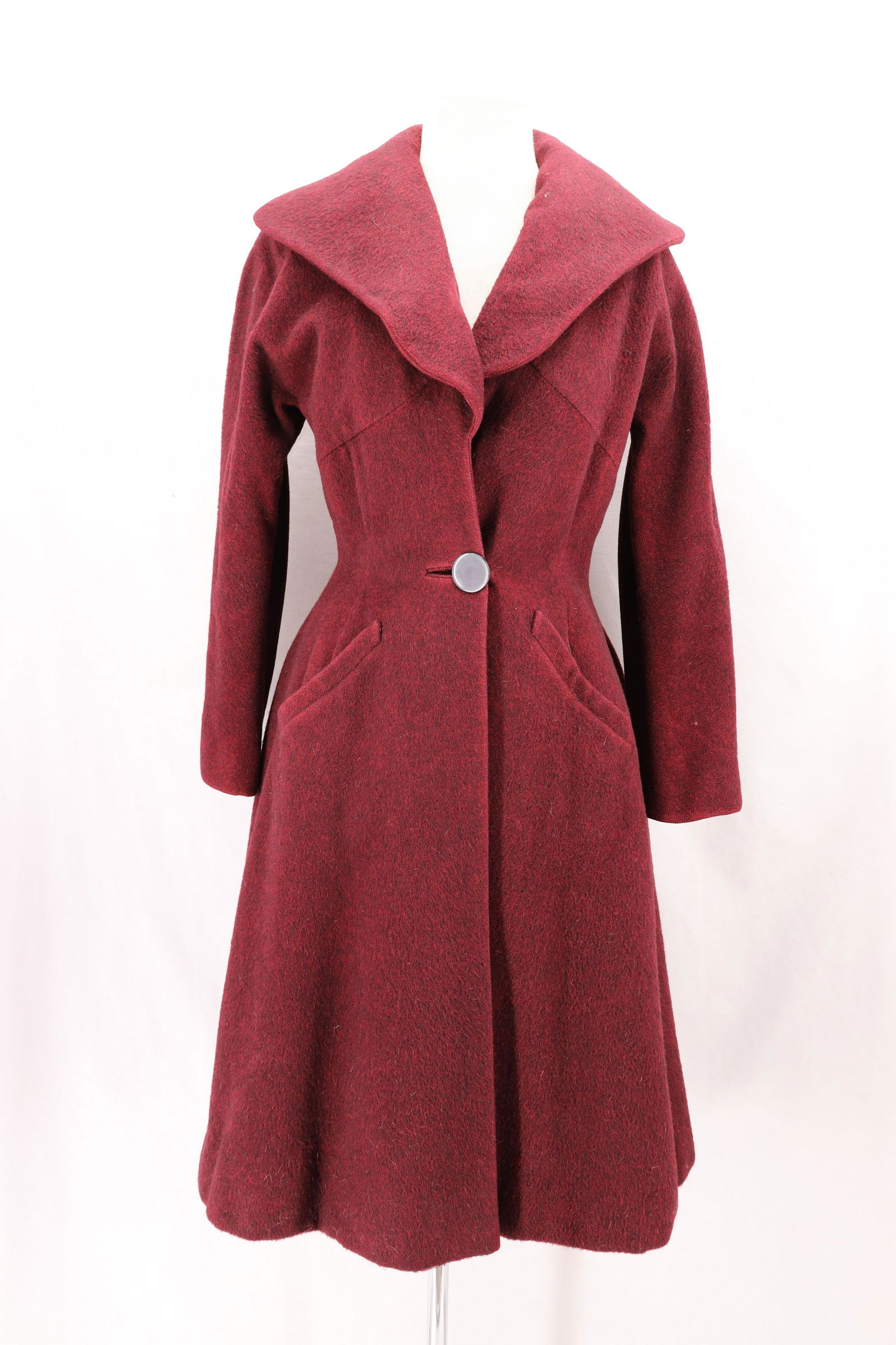 Vintage 1950's Wool Princes Coat, Bon Witt Teller (1 of 6)