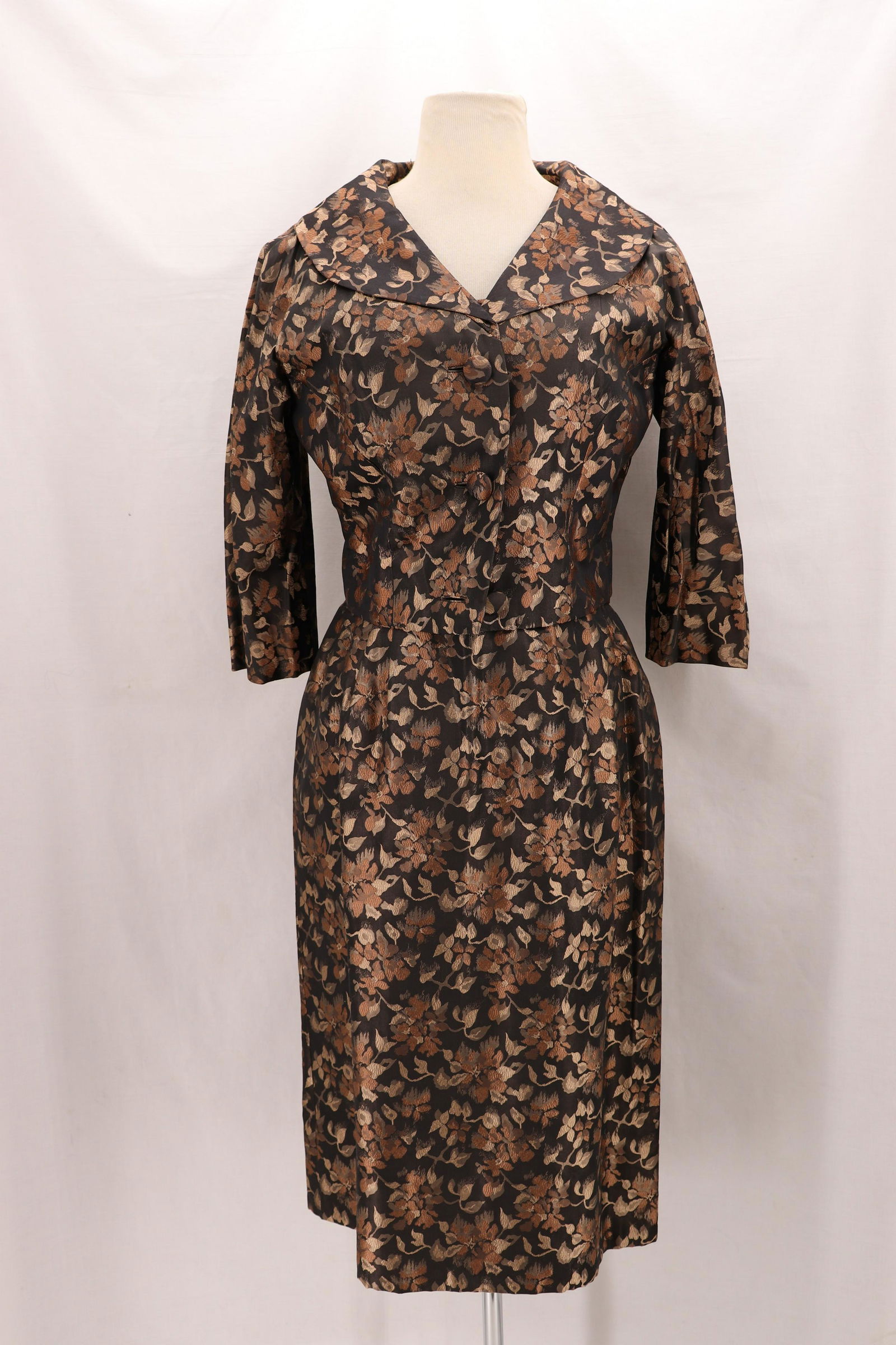 Vintage 2 Piece Brocade Dress Set by Herbert Sondheim (1 of 13)