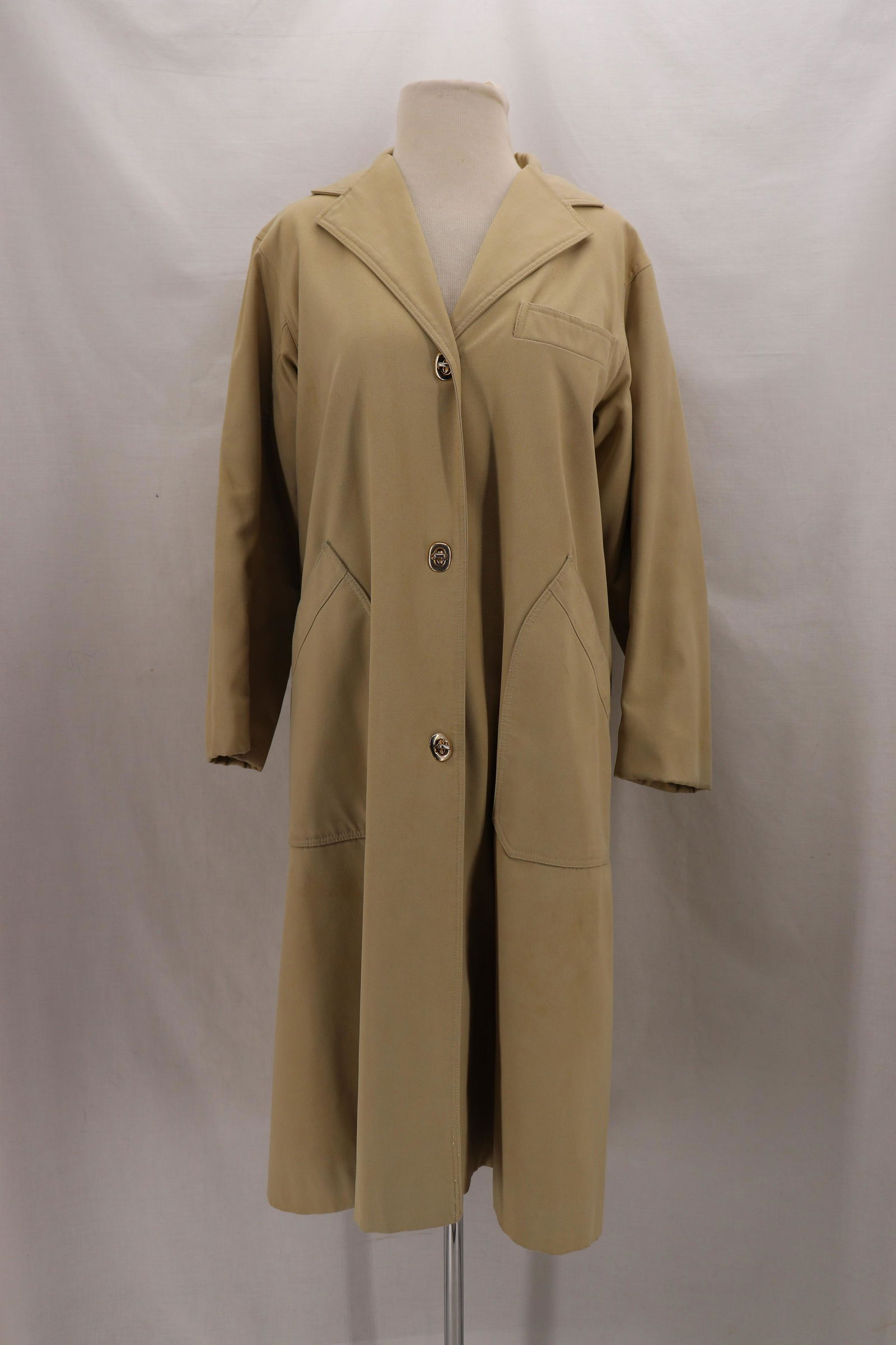 Vintage 1960's BONNIE CHASHIN Women's Trench Coat (1 of 8)