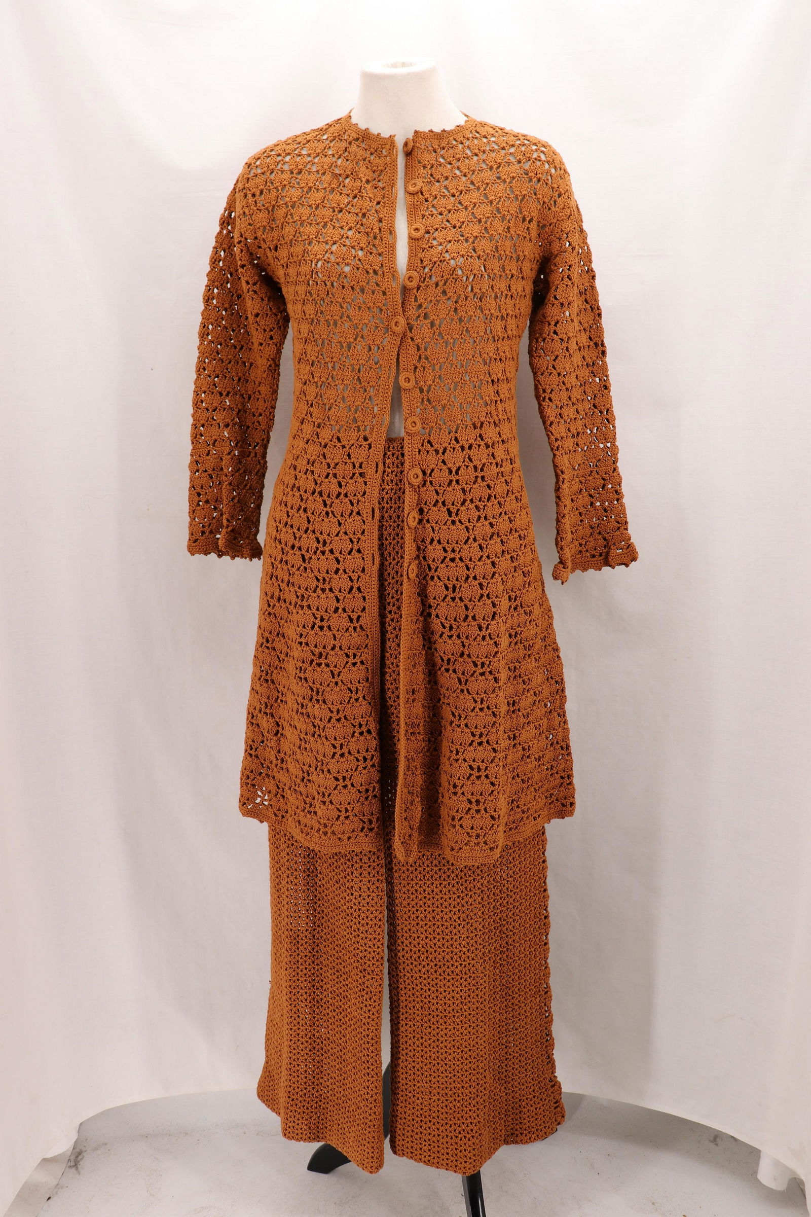 Vintage 1970's Crochet Ladies Pants Set (1 of 6)