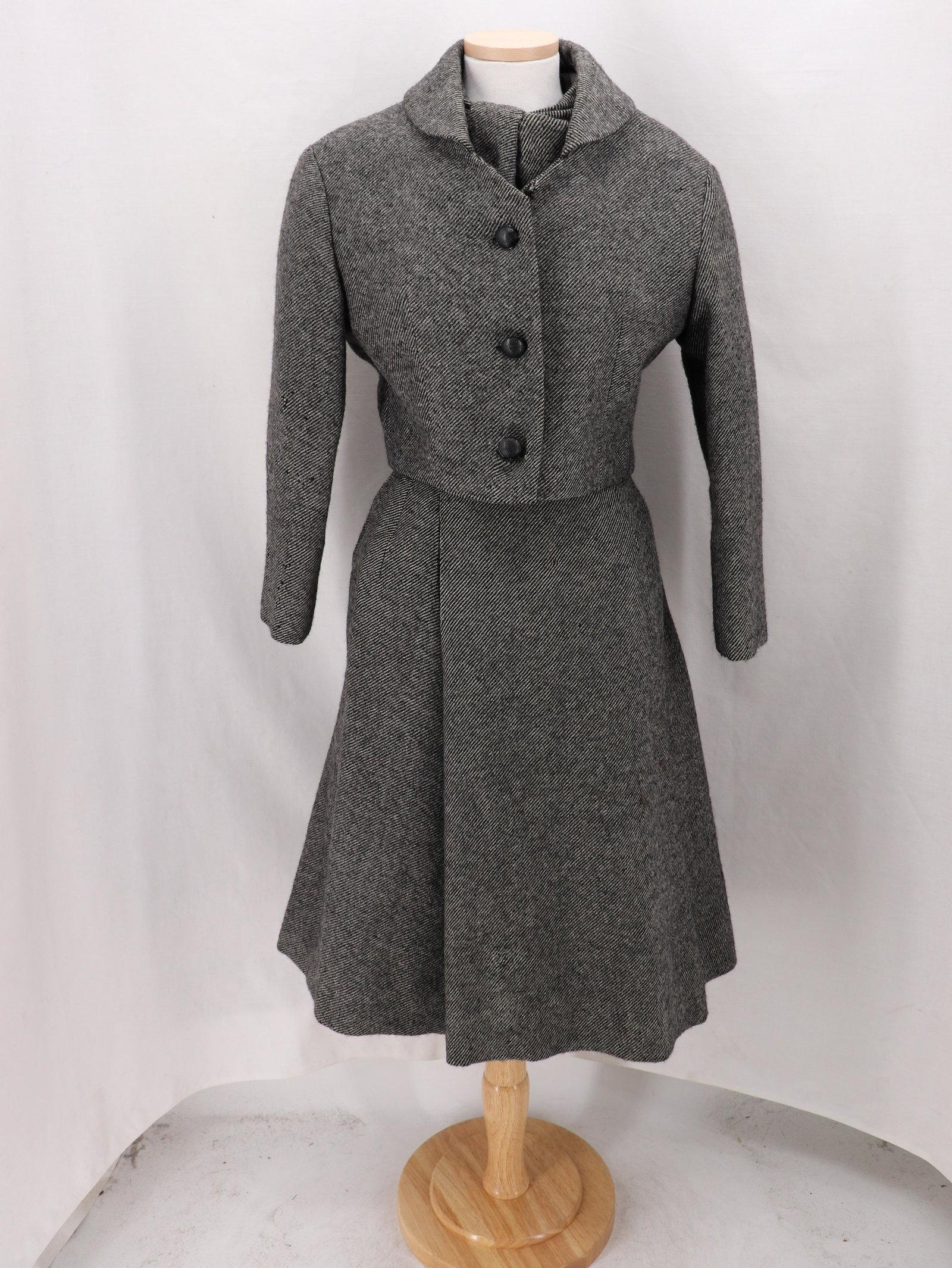 Vintage 1960's CHRISTIAN DIOR 3 Piece Wool Skirt Set (1 of 14)