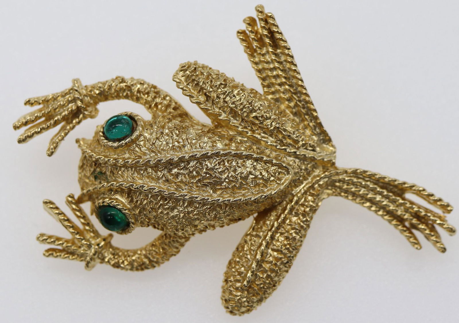 Vintage CORO signed Frog Brooch (1 of 5)