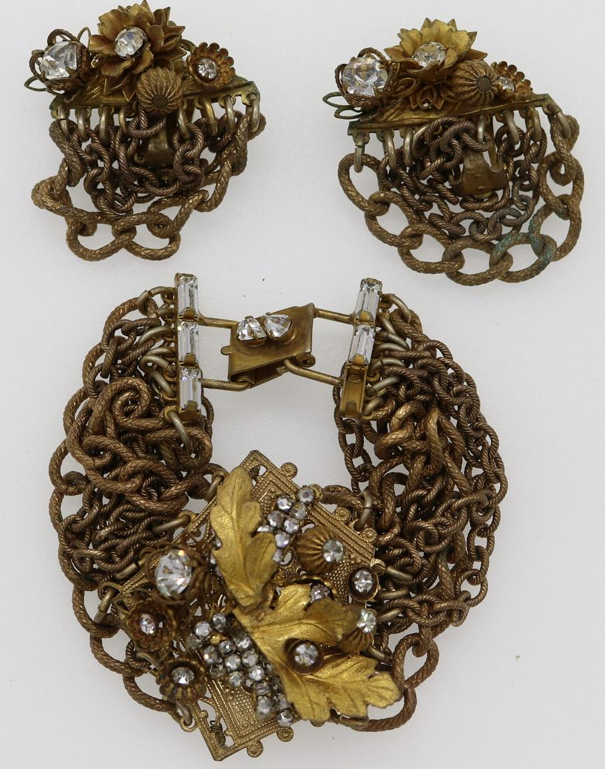 Vintage Eugene Schultz Bracelet & Matching Earring Set (1 of 17)