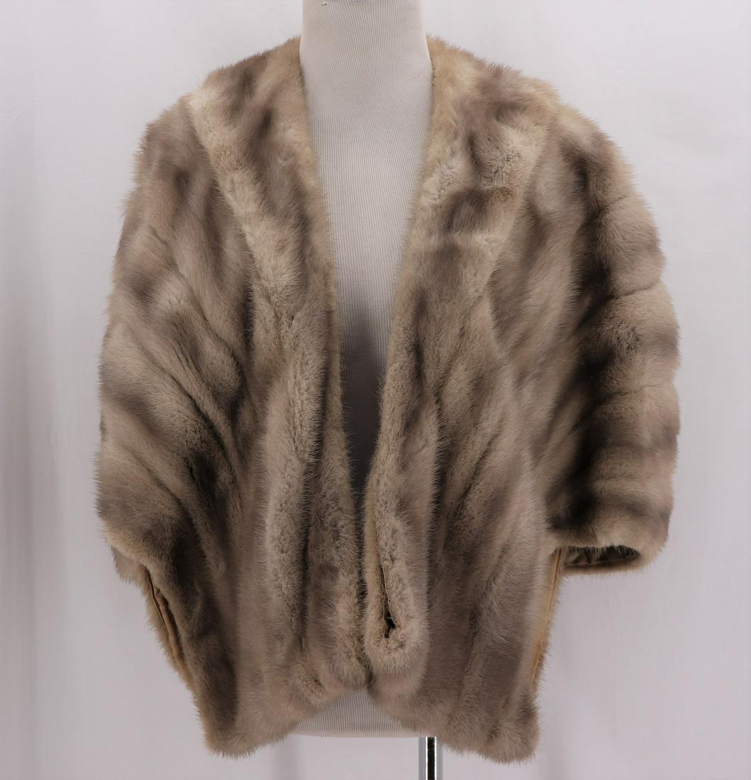 Vintage Grey Mink Stole by WORTH of BOSTON (1 of 10)