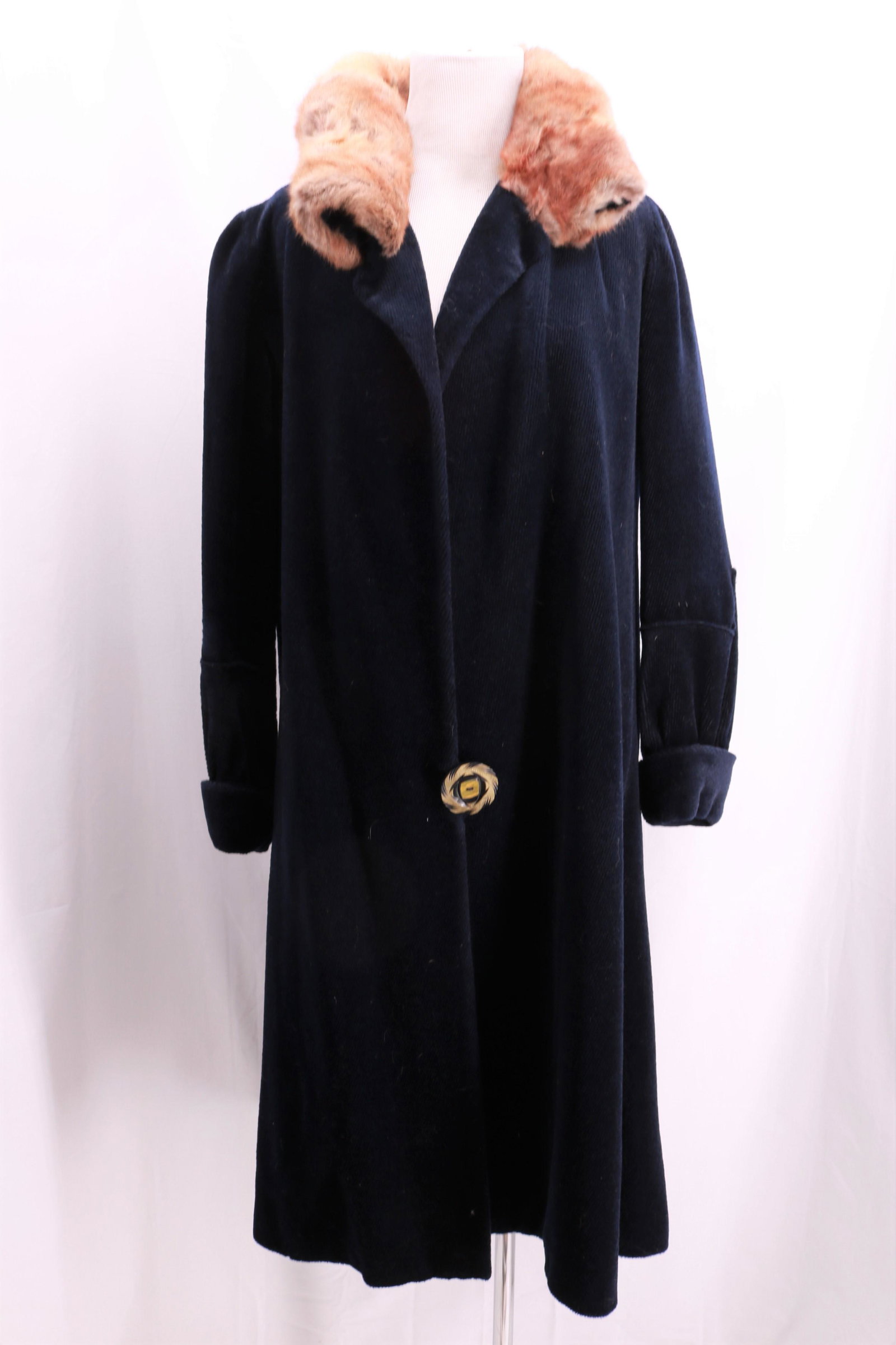 Vintage 1920's Wool & Fur Coat by Conde' (1 of 11)