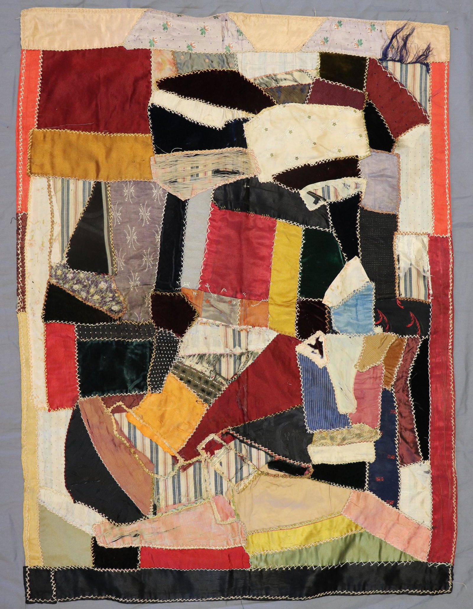 Antique Victorian Crazy Quilt (1 of 8)