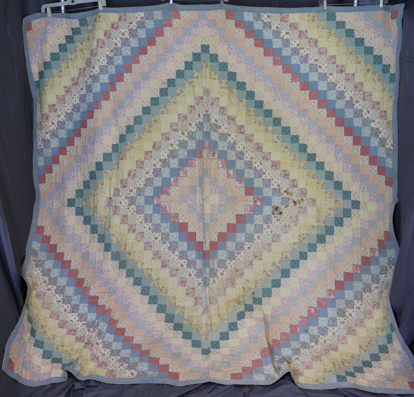 Vintage Sweet Rainbow Pattern Catalog Quilt, 1930's (1 of 19)