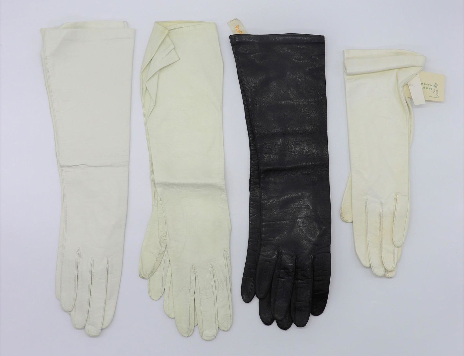 Lot of 4 Pair Vintage Kid Skin Ladies Gloves (1 of 13)